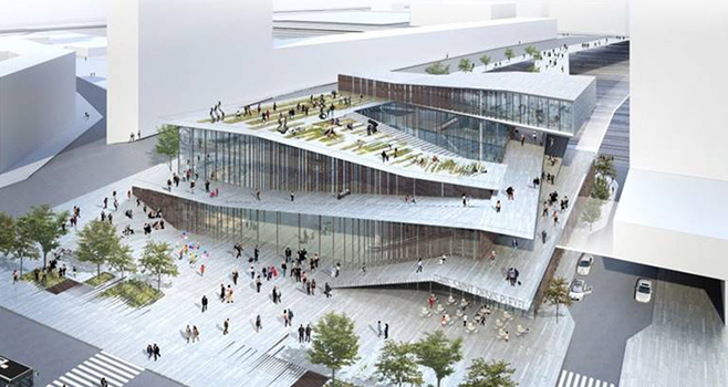 Perspective du projet urbain prévu dans le quartier Pleyel à Saint-Denis Perspective du projet urbain prévu dans le quartier Pleyel à Saint-Denis © DR